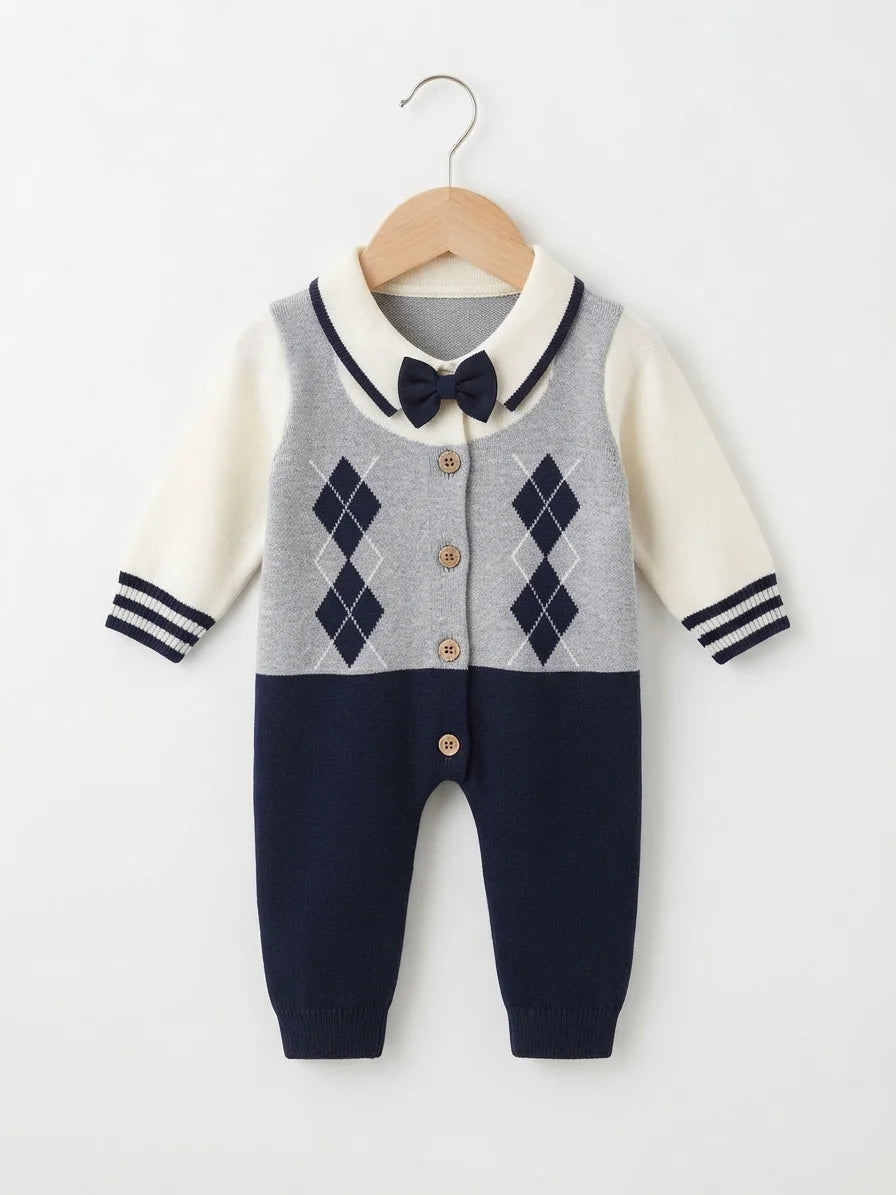 Gentleman Woolen Romper