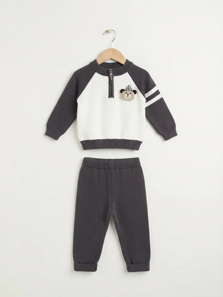 Grey Bear Woolen Pajama Shirt
